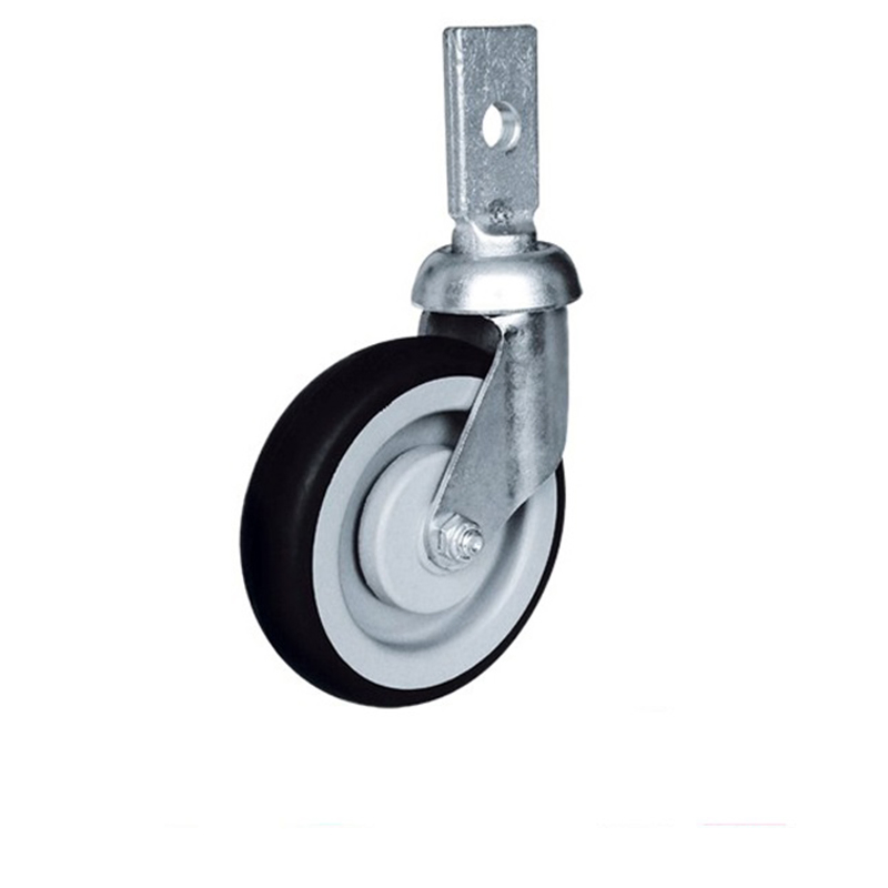 Flat Stem Caster Wheel Customized Stem Shopping Trolley Castor Wheel