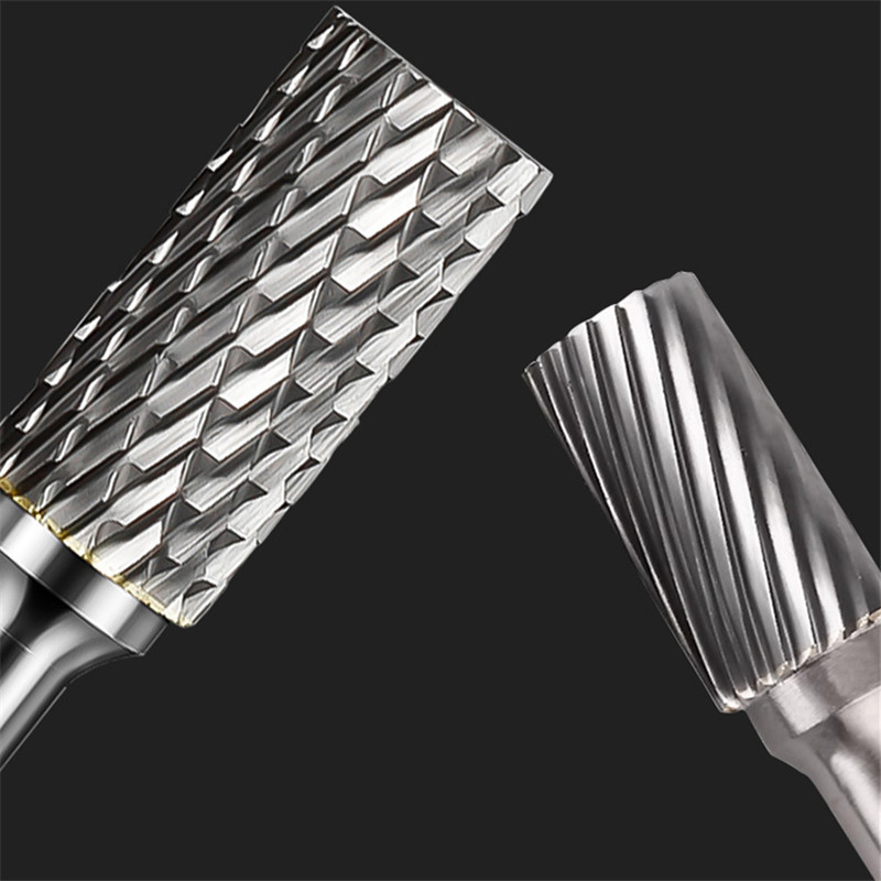 Набор фрез цилиндрических торцевых 8 шт. из карбида вольфрама