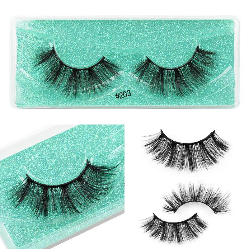 Customized Label False Lashes 3D Mink Eyelashes for Daily Use