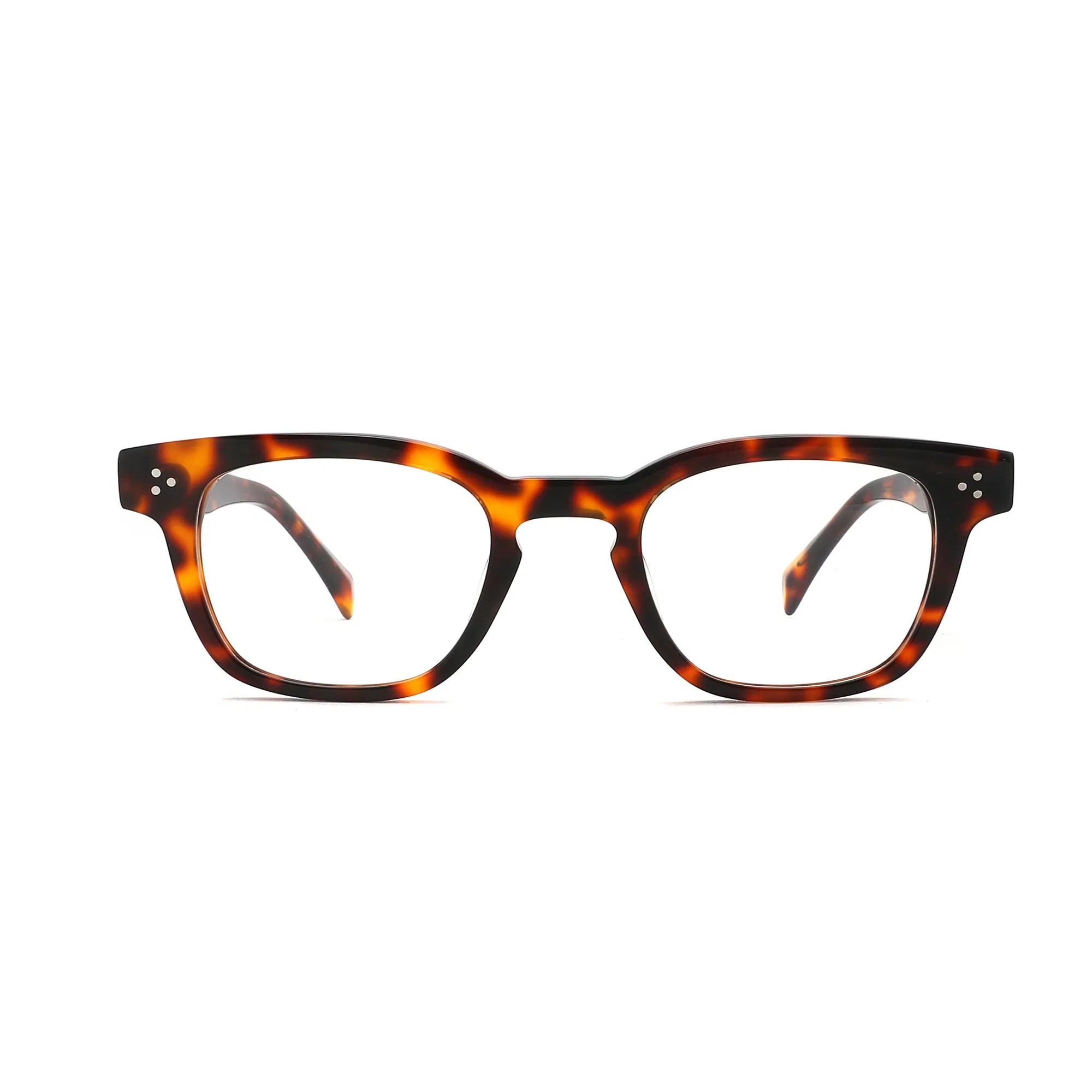 Relaxed Daily Routine Versatile and Fashionable Square Acetate Optical Frames