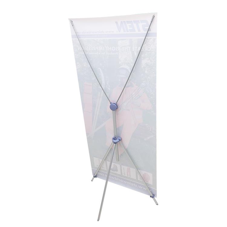 X Banner Size 60*160 or 80*180cm, Adjustable X Banner Display Stand