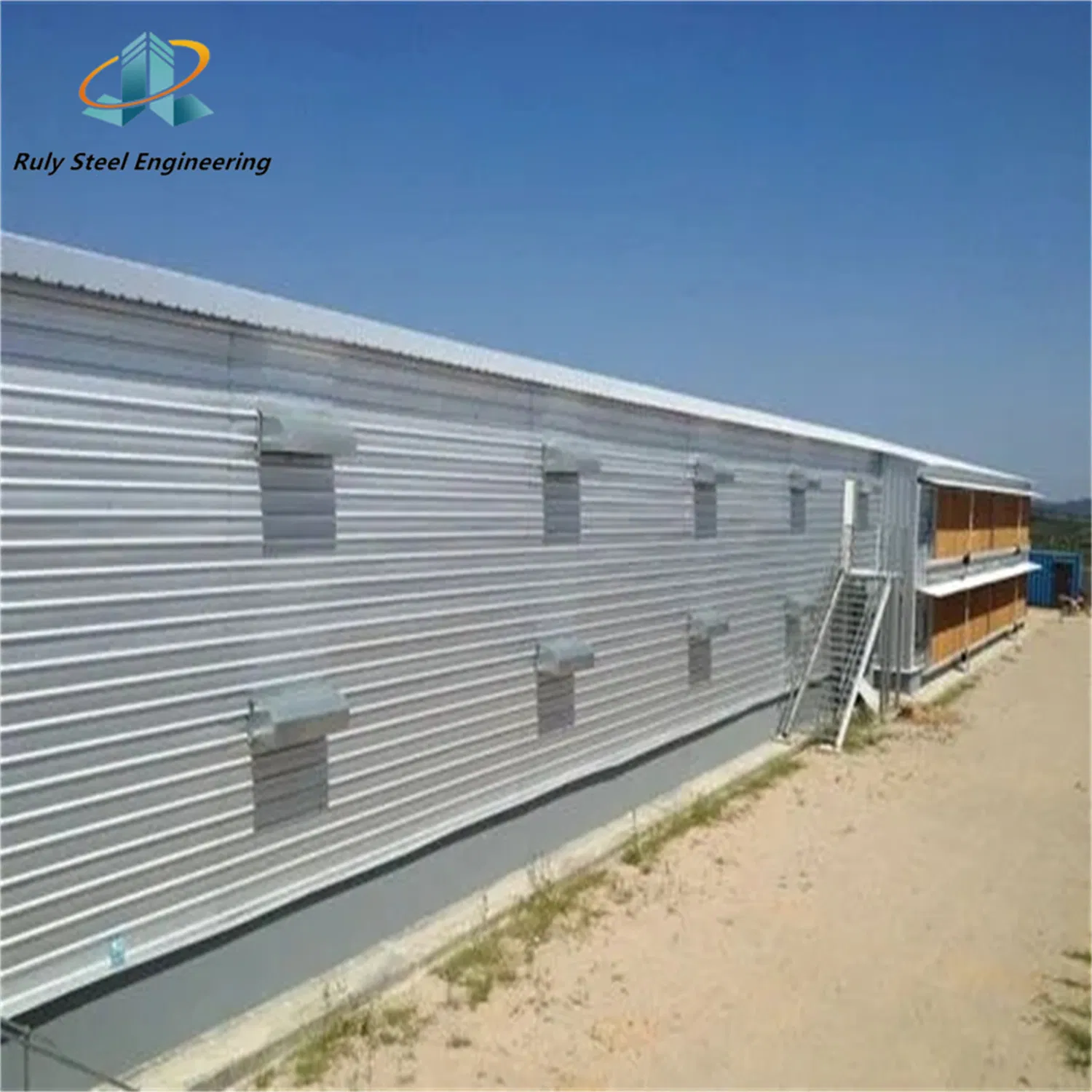 Good Seismic Performance Aluminum Alloy Window Made in China Prefab Structure Steel Warehouse
