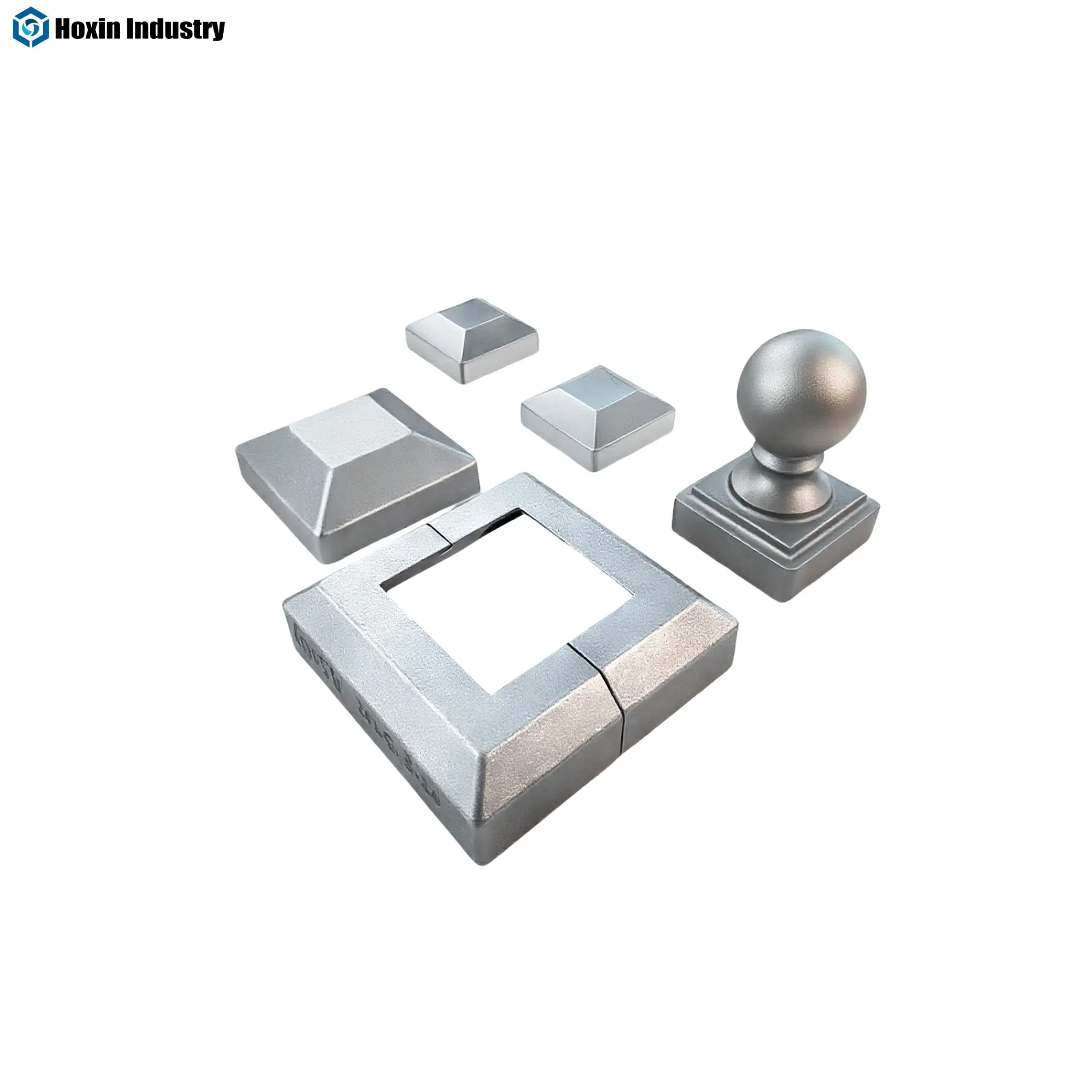Premium Customized Aluminum Round Fence Post Cap Decorative Metal Fittings for Garden