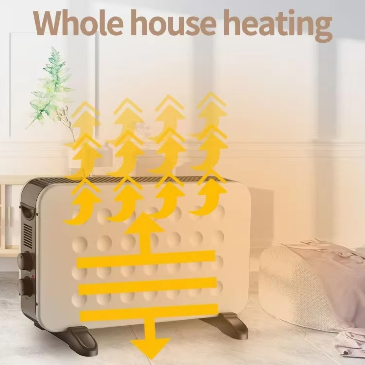 3 Heating 750/1250W/2000W Convector Heater Electric Heater Series with Indication Light (ZCH01)