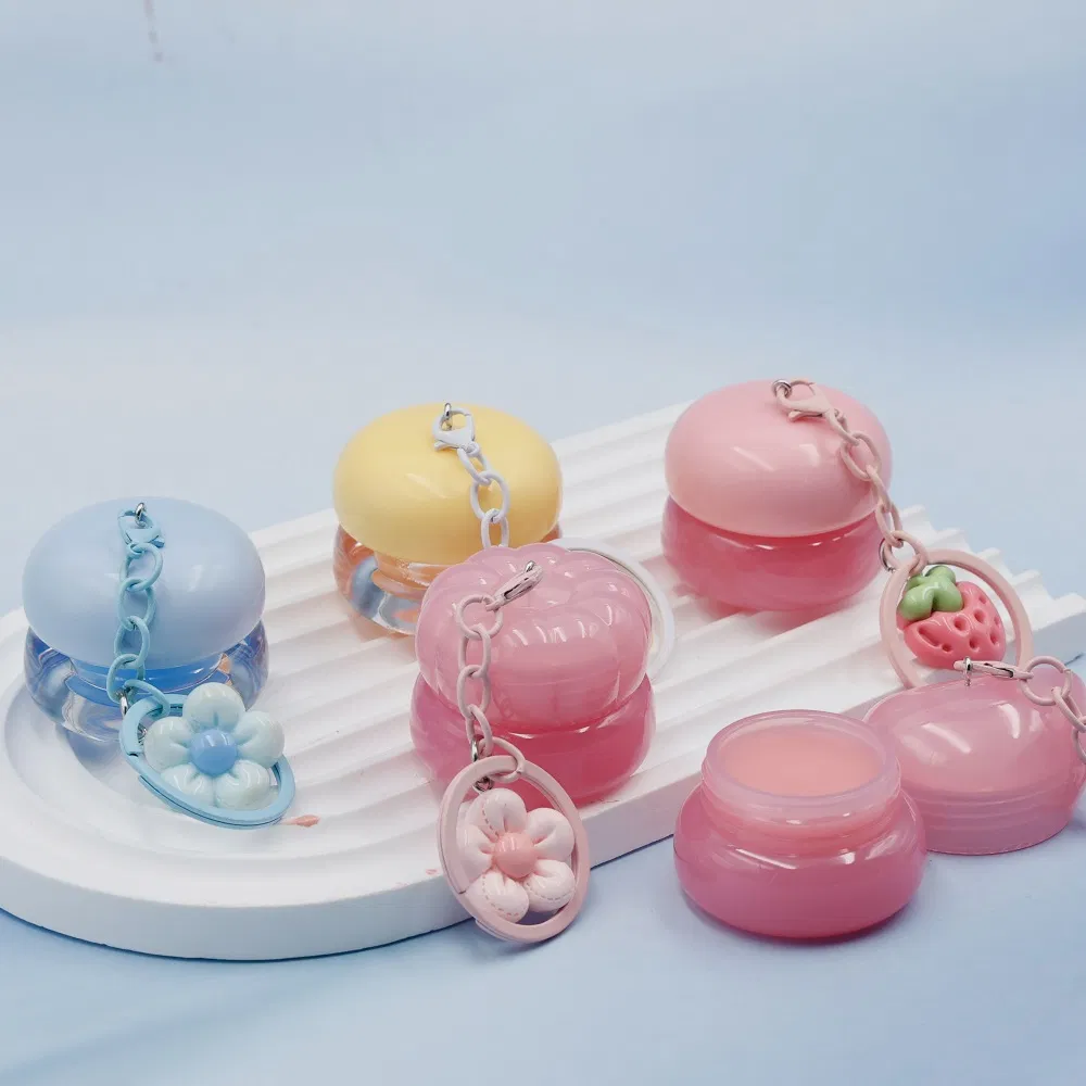 5 Flavors Fruit Lip Balm Private Label Pink Lips Balm Vegan Moisture Lip Balm Ball