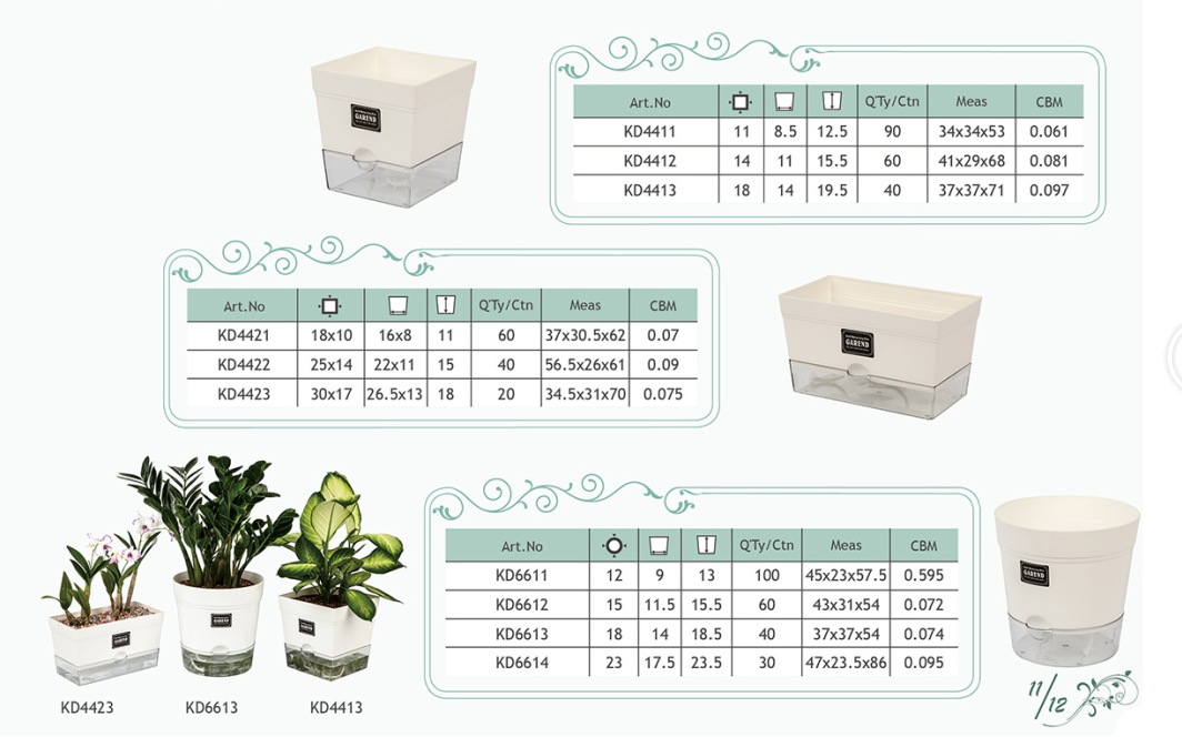 Кашпо садовое для балкона настольное