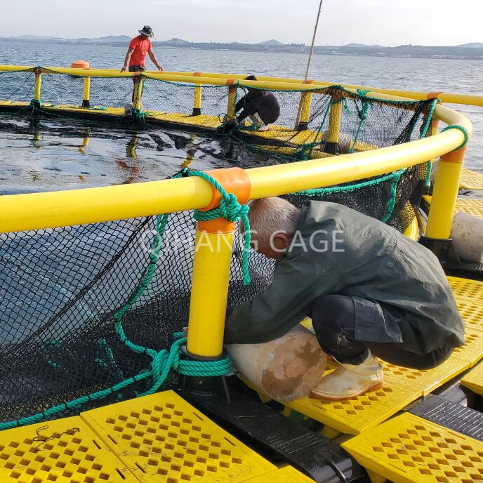 Плавучая садковая рыбоводческая клетка HDPE