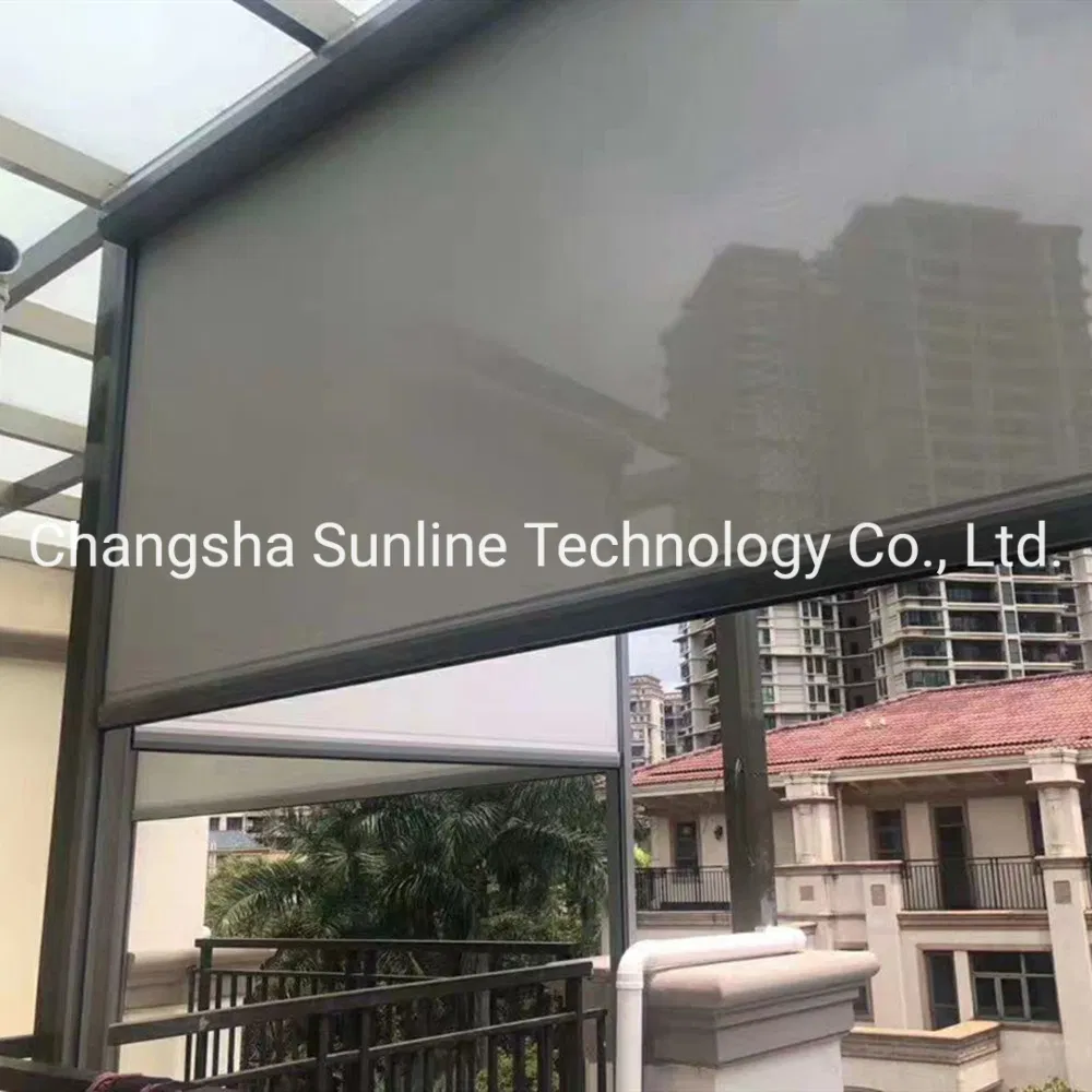 External Outdoor Windproof and Waterproof Zip Track Exterior Motorized Indoor Blackout Roller Blinds