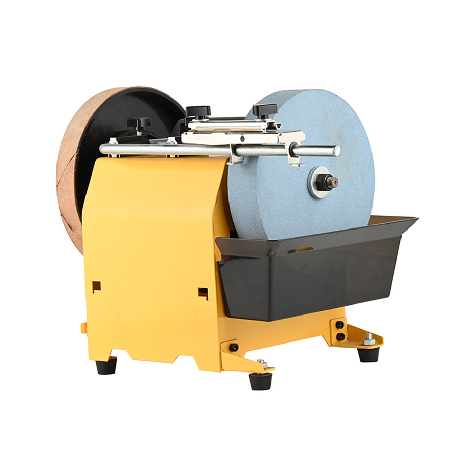 Precise Durable Variable Speed 8" Quiet Affordable Safe Scissors Knife Sharpener Polishing Machine