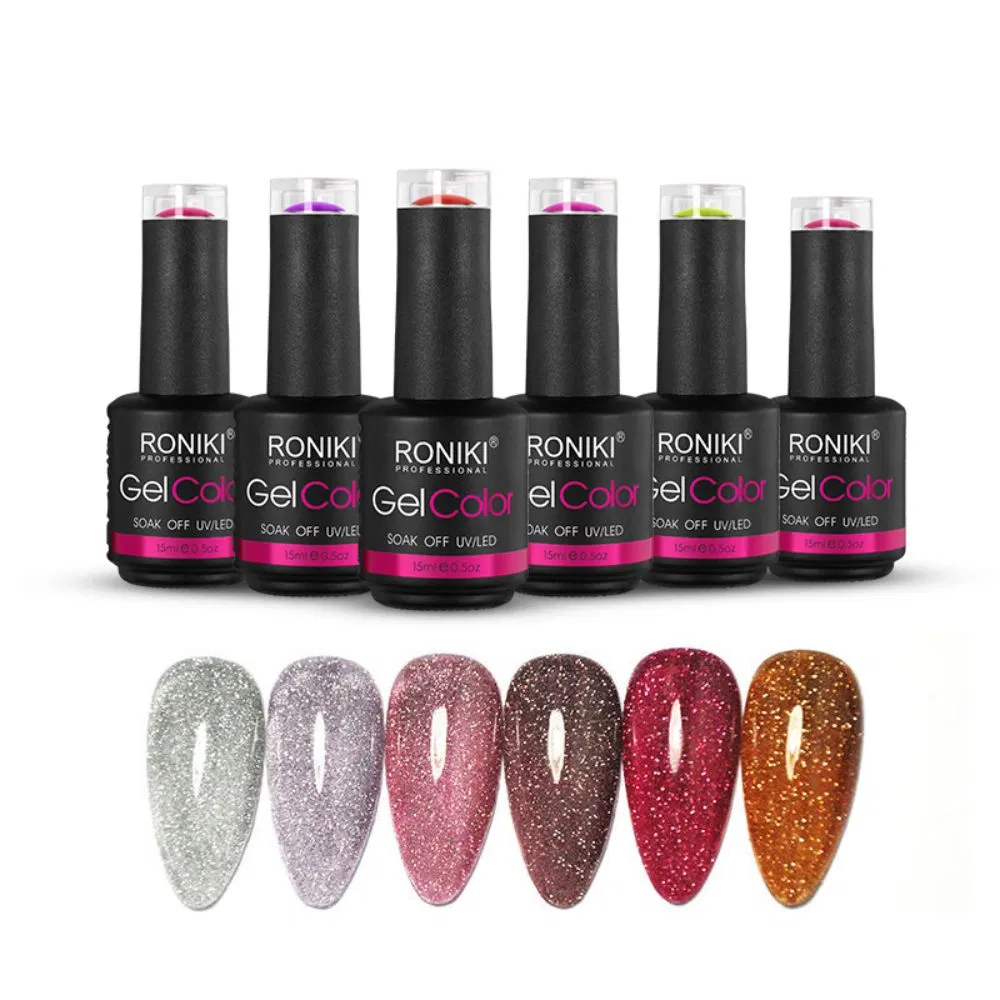 15ml Permanent Soak off High Quality Gel Nail Polish UV Gel for Beauty Nail Art