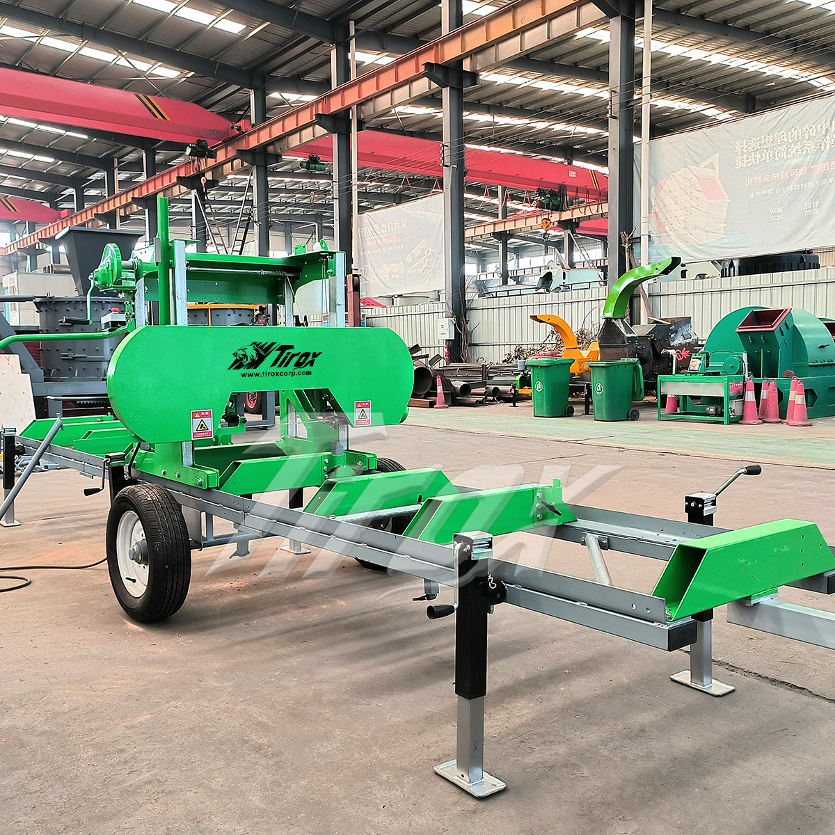 Ленточная пилорама портативная мини компактная