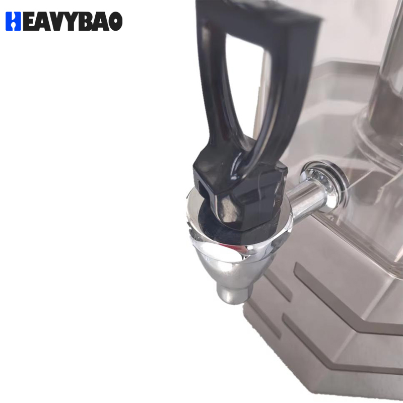 Heavybao New Design Manual Pile up Fruit Juice Beer Beverage Dispenser with Ice Tube
