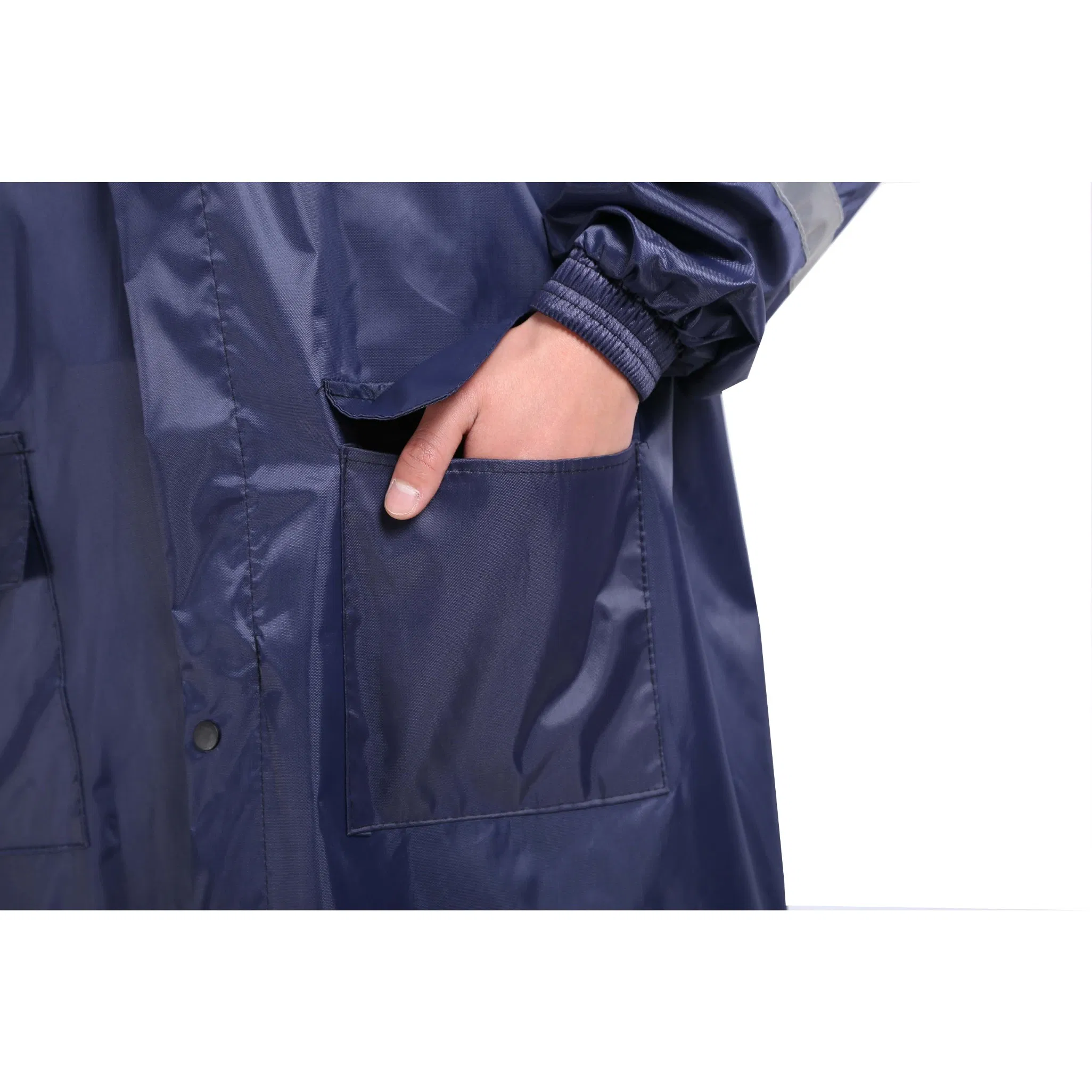 Slf-Ox04 High Quality Top Popular Fashion Profession Oxford and PVC Coating Rain Wear Raincoat Rain Suit