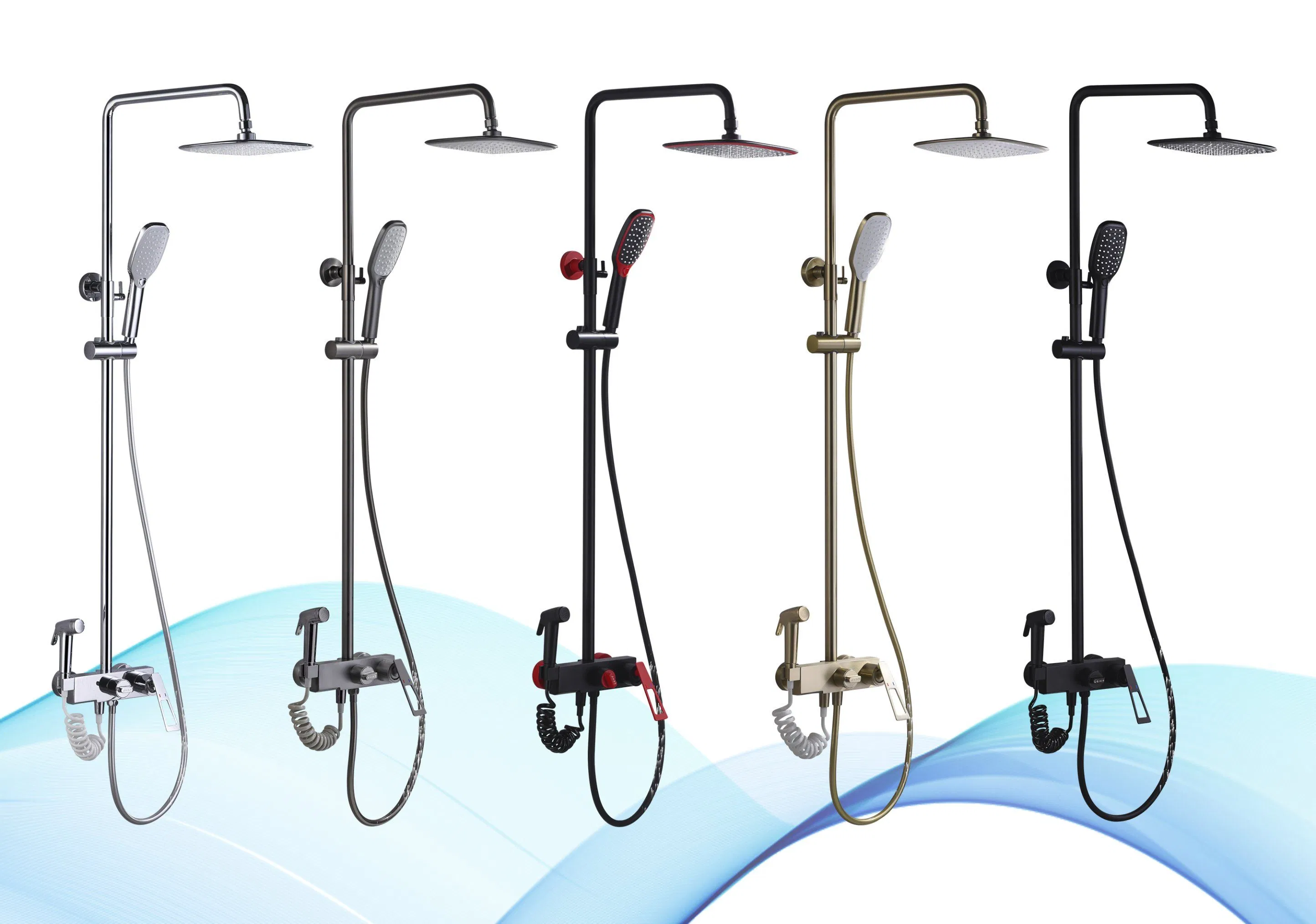 Ablinox Factory Wholesale 304 Stainless Steel Brushed Bathroom Shower