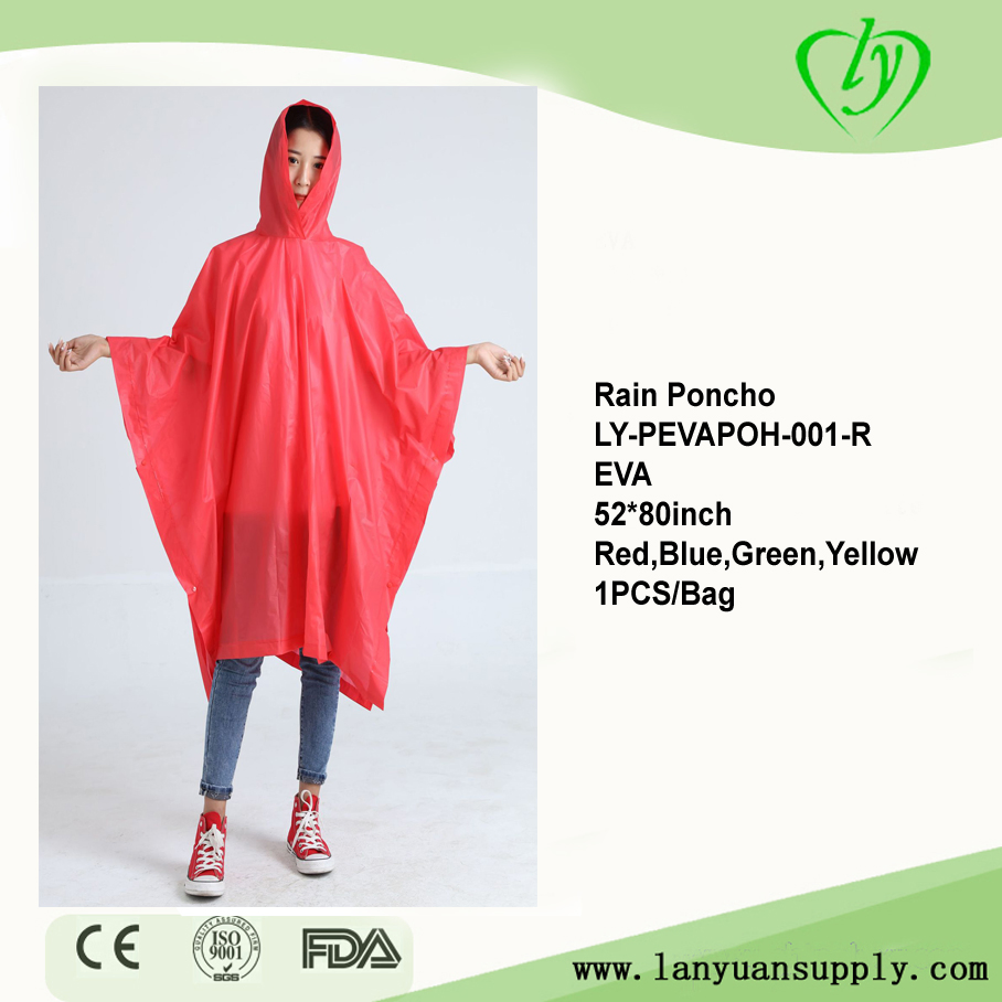 Plastic Apron EVA Rain Poncho