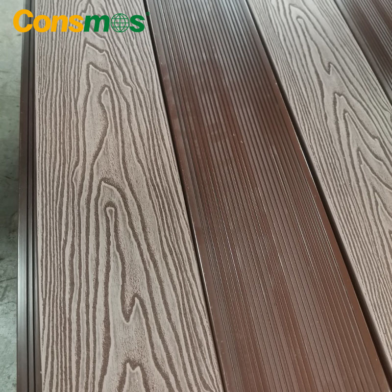 Garden Embossed Co-Extrusion Outdoor WPC Laminate Solid Wood Plastic Composite Flooring