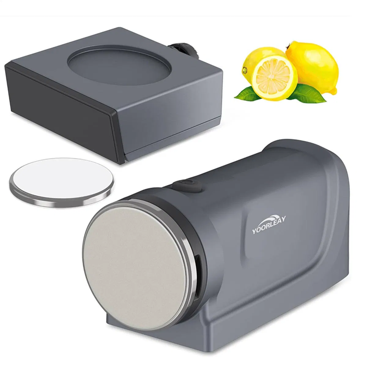 8W Electric Rolling Knife Sharpener for Home Kitchen Restaurant Outdoor Use for Chefs Household Users Battery Knife Grinder for Women
