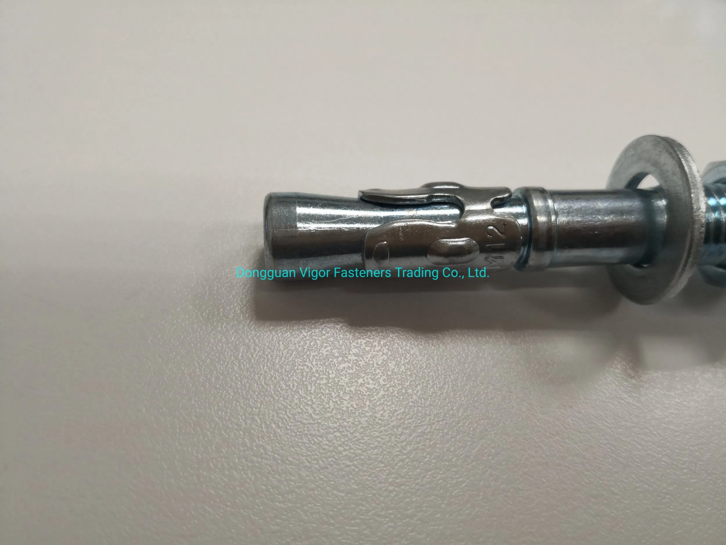 M8X100 Factory Supply Mild Steel Through Bolt Wedge Anchor Expansion Bolt for Construction Building