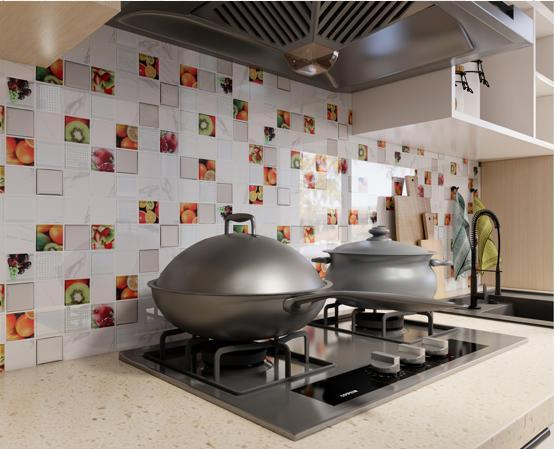 Стеклянная мозаика для кухни и столовой, брызгозащитная