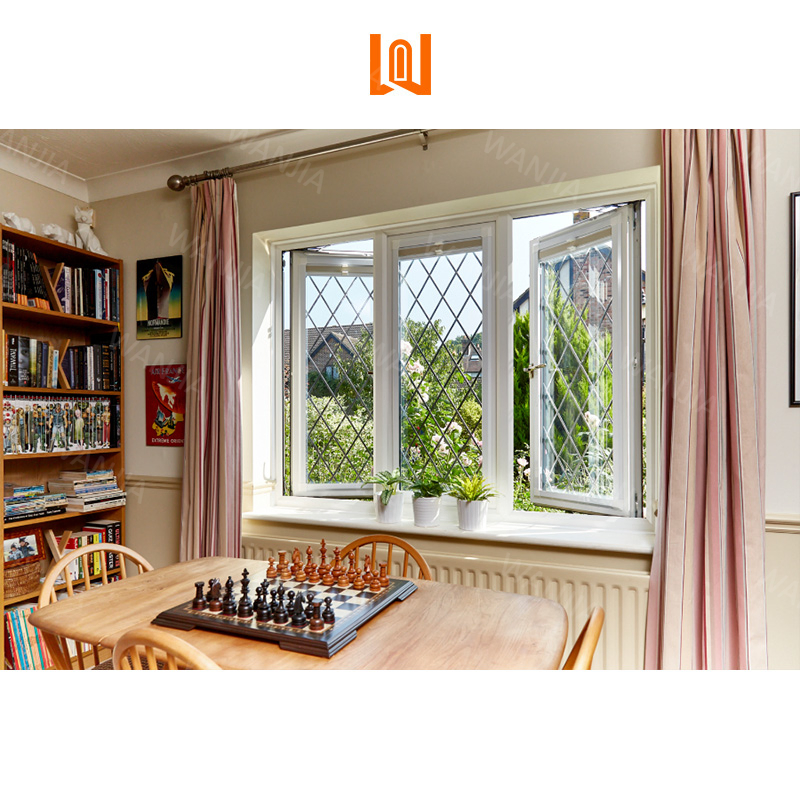 Factory Direct Custom Casement Windows Plastic UPVC Double Glazed PVC Windows
