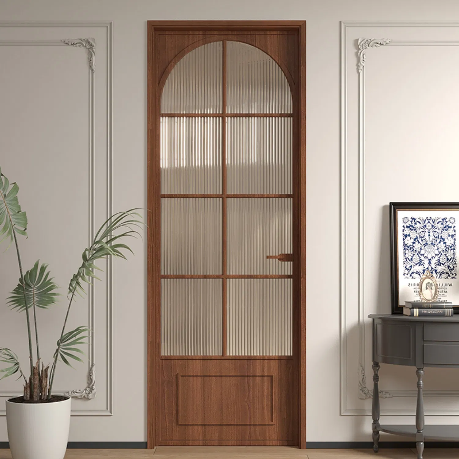 Fire-Rated Glass Interior Door-Certified Metal Door for Safe Commercial & Residential Use