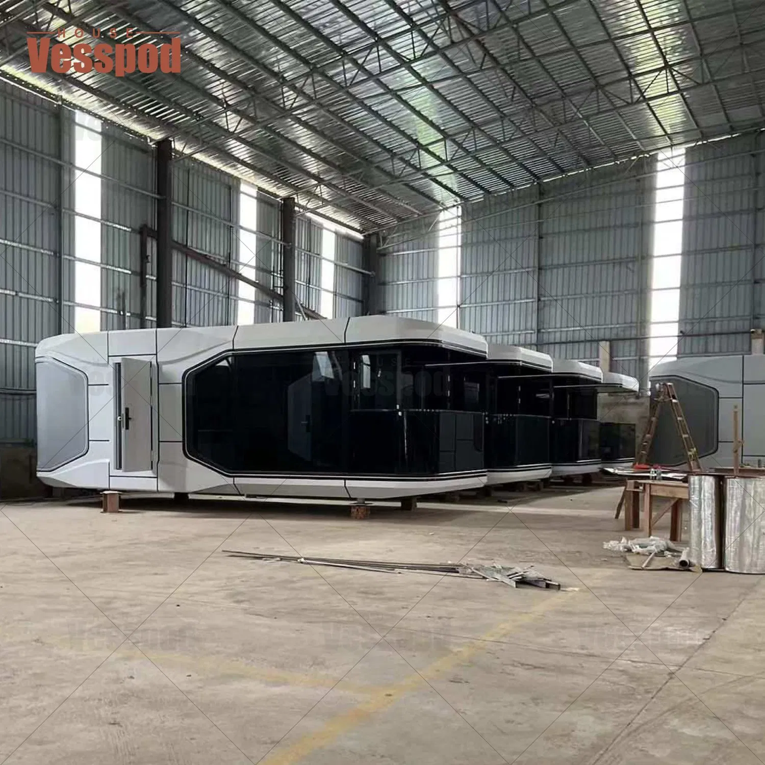 Light Steel Structure Prefabricated House 2023 North Carolina Modular House for Capsule Hotel and Apartment