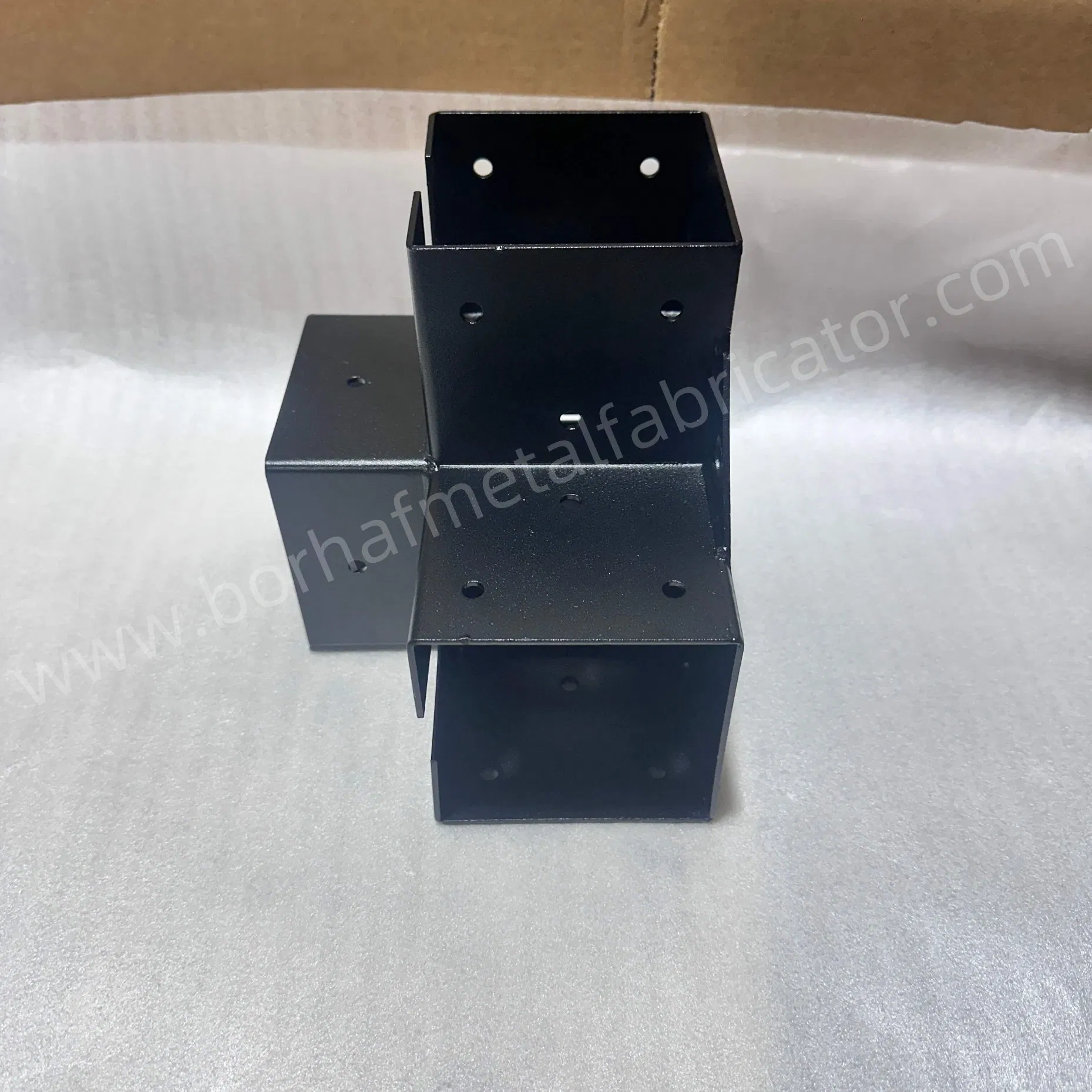 Laser Cutting Welding Service Customized Angle Corner Post Base Pergola Bracket