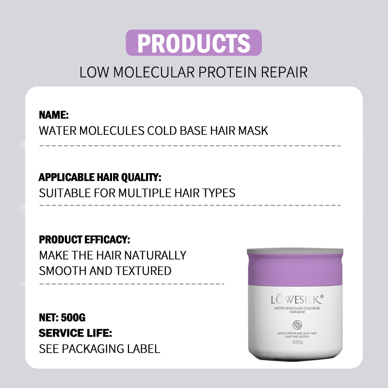 Youthful Lowesilk High Quality Water Molecules Cold Base Hair Mask