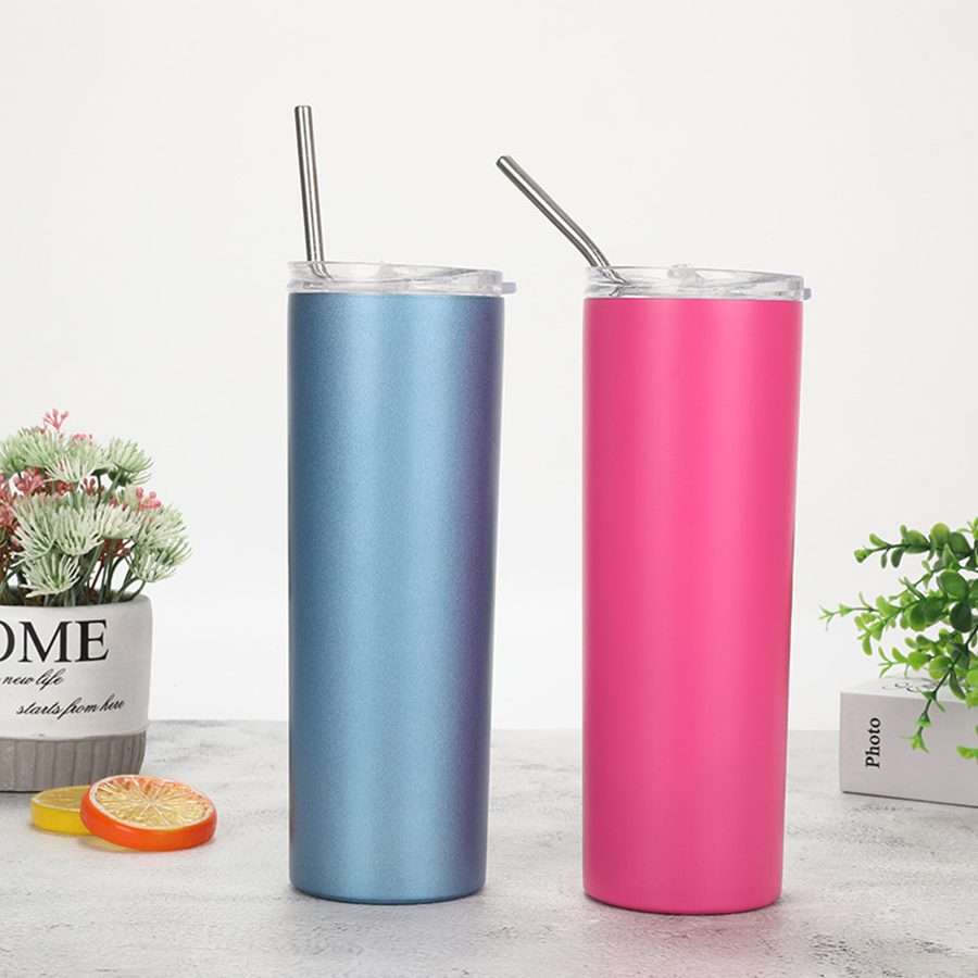 Cheapest Price Portable Yoga Lady Thermal Flask Colorful Fun Little Bottles 16 Oz Skinny Mini Vacuum Bottle