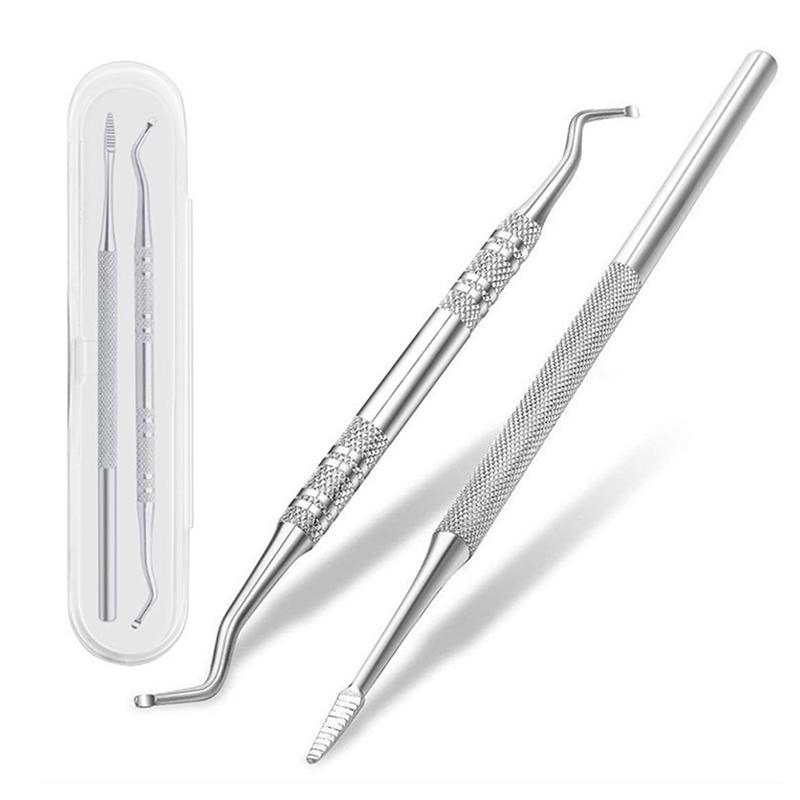 Ingrown Toe Nail Lifter Chiropody Nail File Single End Set of 2 Podiatry Tools