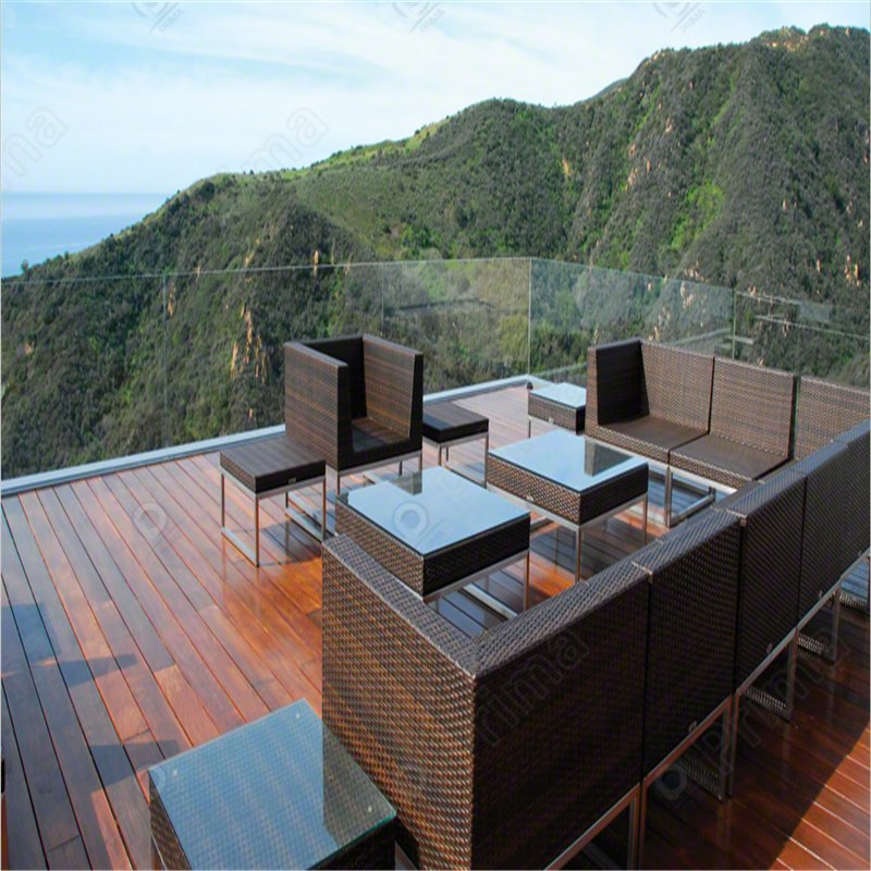 High Quality Aluminium U Channel Glass Railing Handrail Balustrade for Balcony Pool Decoration with Free Accessories