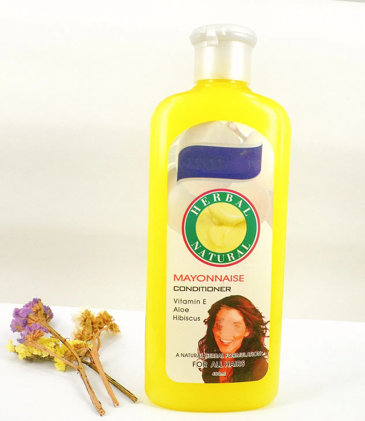 400ml Mayonnaise Hair Conditioner with Vitamin E, Aloe and Hibiscus