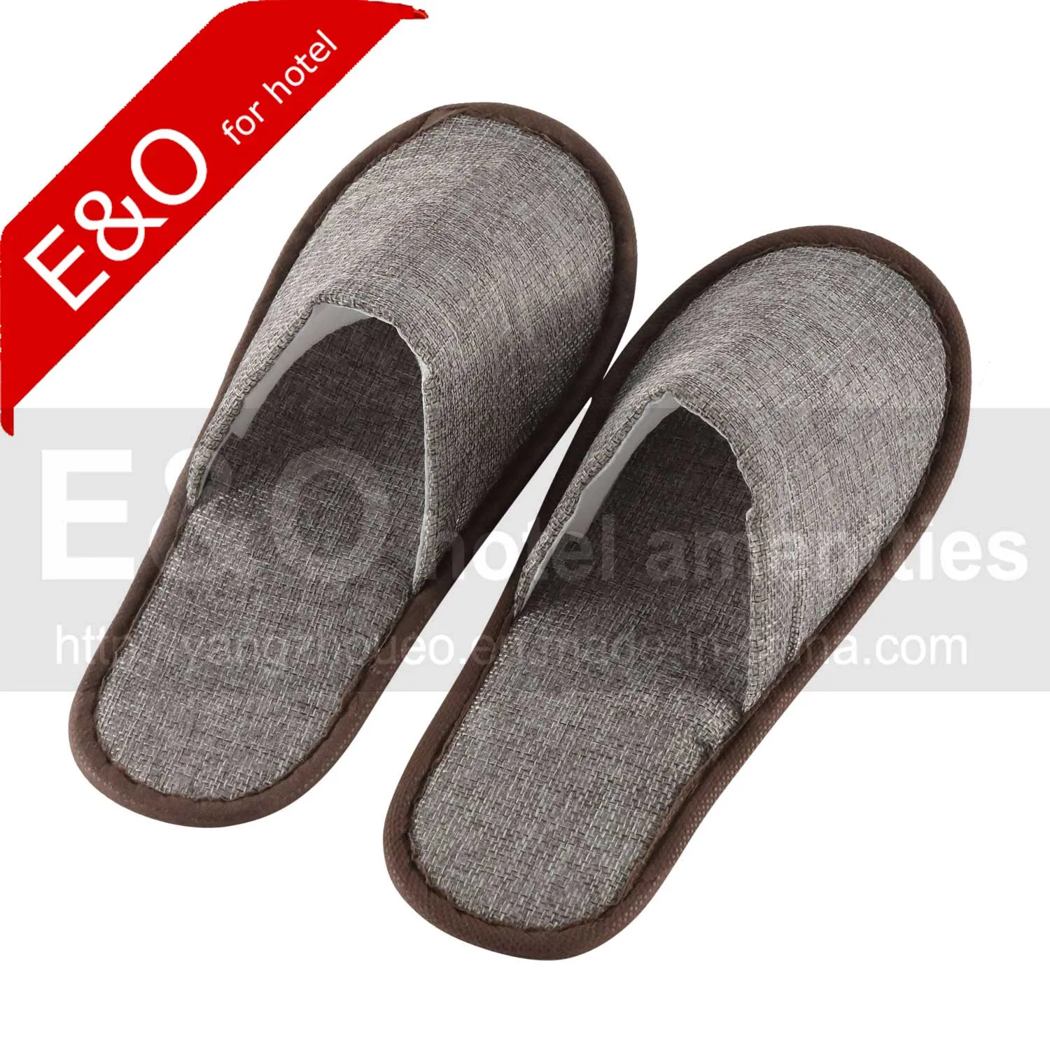 Hotel Disposable Linen Slipper for Summer, Good Quality Indoor Used Slipper