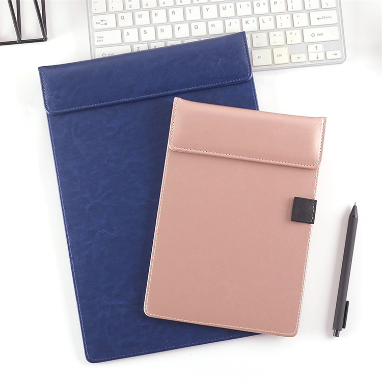 Magnetic PU Leather Office Clipboard Restaurant Hotel Menu Folder Bill Folder