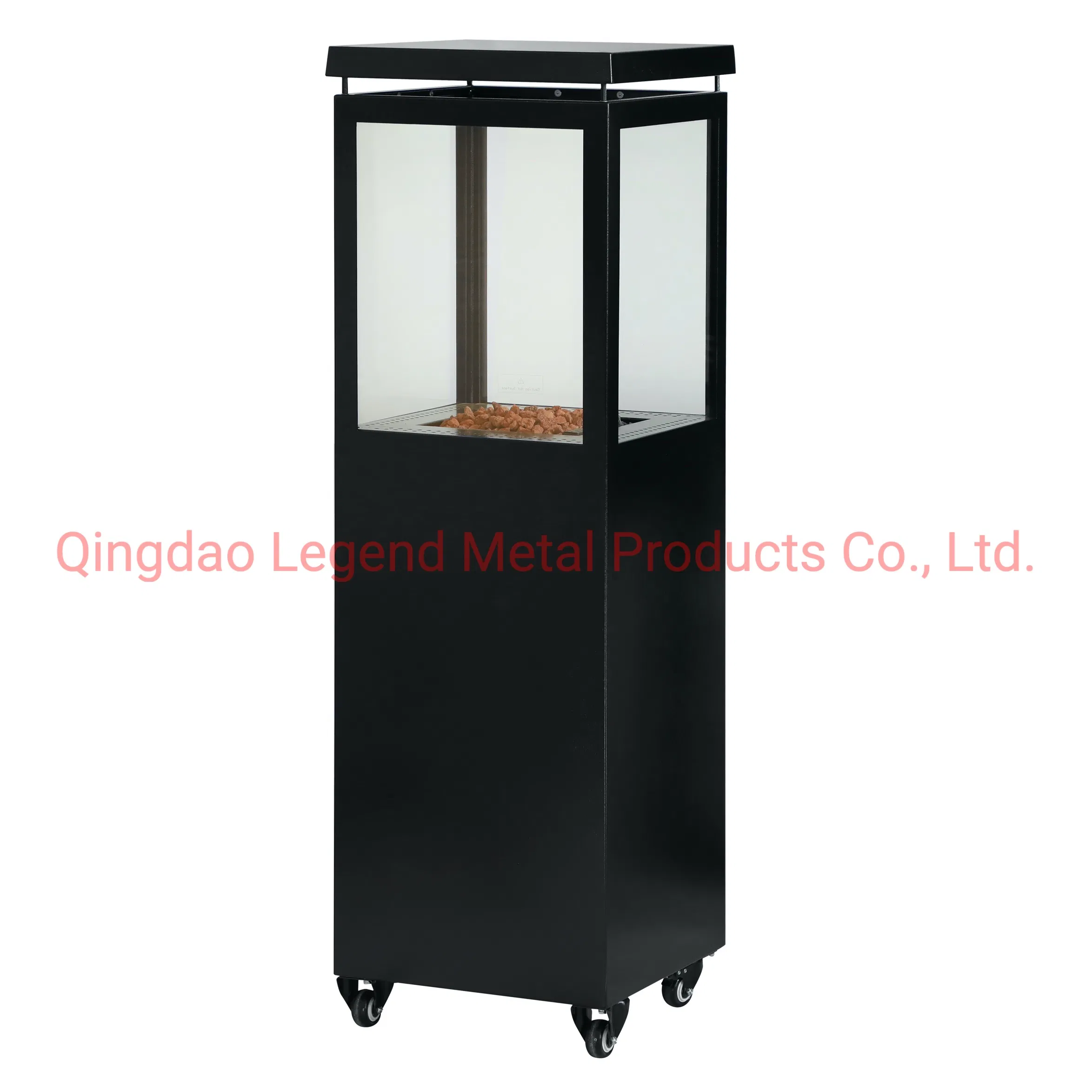 LPG Outdoor Patio Gas Heater with Glass View Flame Using Propane