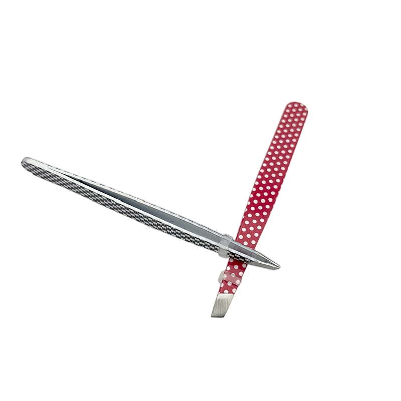 Custom Logo Eyebrow Shaping Tool Colored Stainless Steel Eyebrow Tweezer
