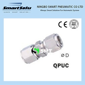 Female Straight Quick Joint Brass Tube Pneumatic Pipe Fitting