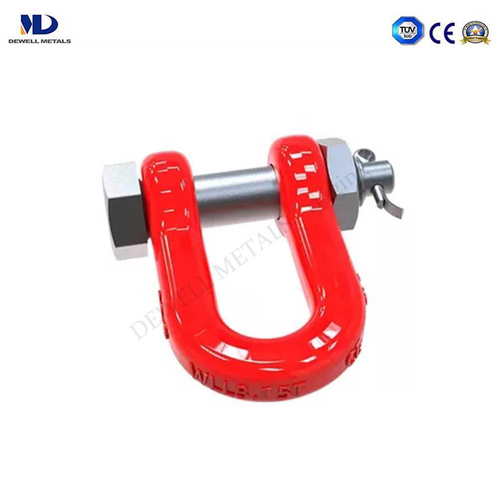 Electric Galv. Rigging Steel C1015 European Type Marine Anchor Large Dee Shackle
