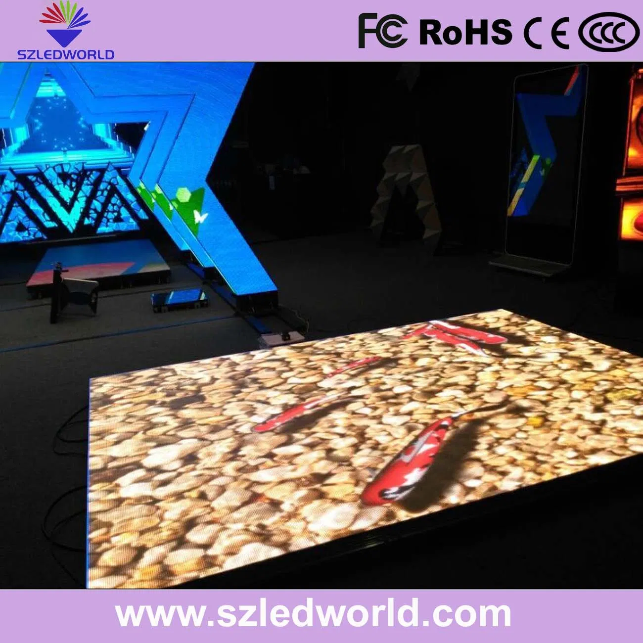 Indoor / Outdoor Interactive Dance Floor LED Screen P6.25