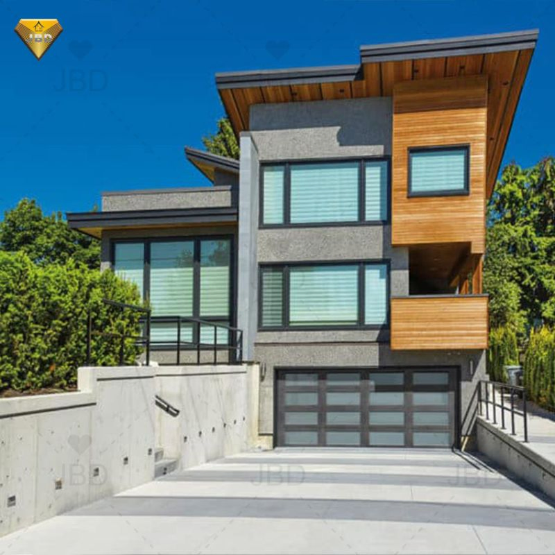 Affordable Heat Insulation Aluminum and Glass Garage Door From China