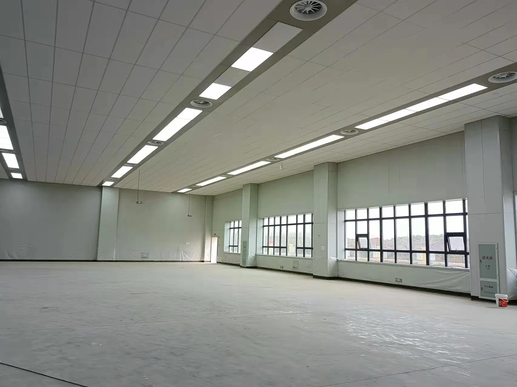 Fiberglass Acoustic Panel Sound Absorbers Insulation Ceiling Board for Hall Gymnasium Echo Reduction Ceiling Panel