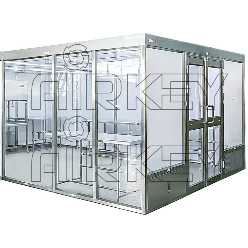 Modular Cleanroom with Pass Box and Air Shower