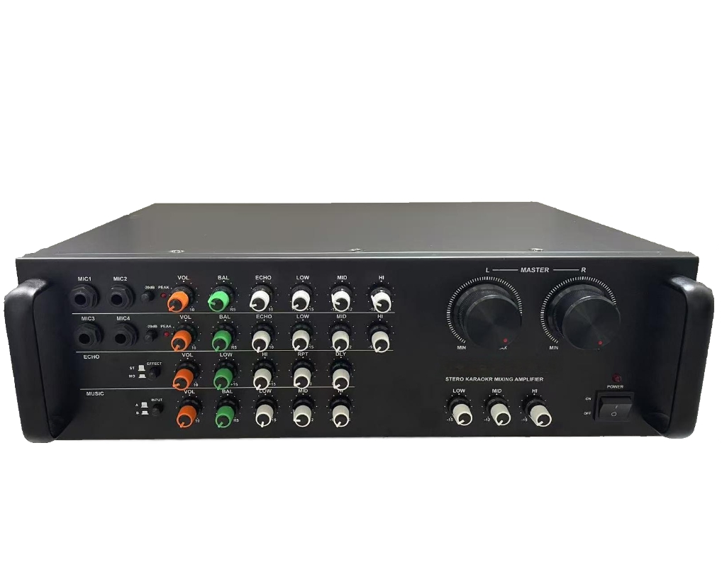 AES 500W 2-CH Digital Amplifier with Professional KTV System for Home Theater & Karaoke