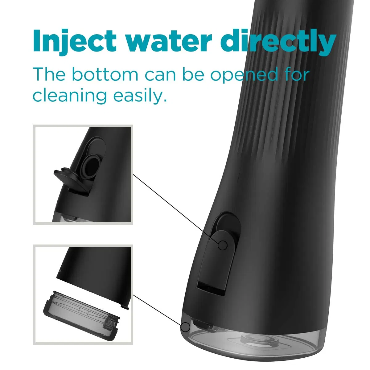 Free OEM Ipx7 Waterproof Portable Dental Water Jet Teeth Water Flosser Oral Irrigator for Home Travel