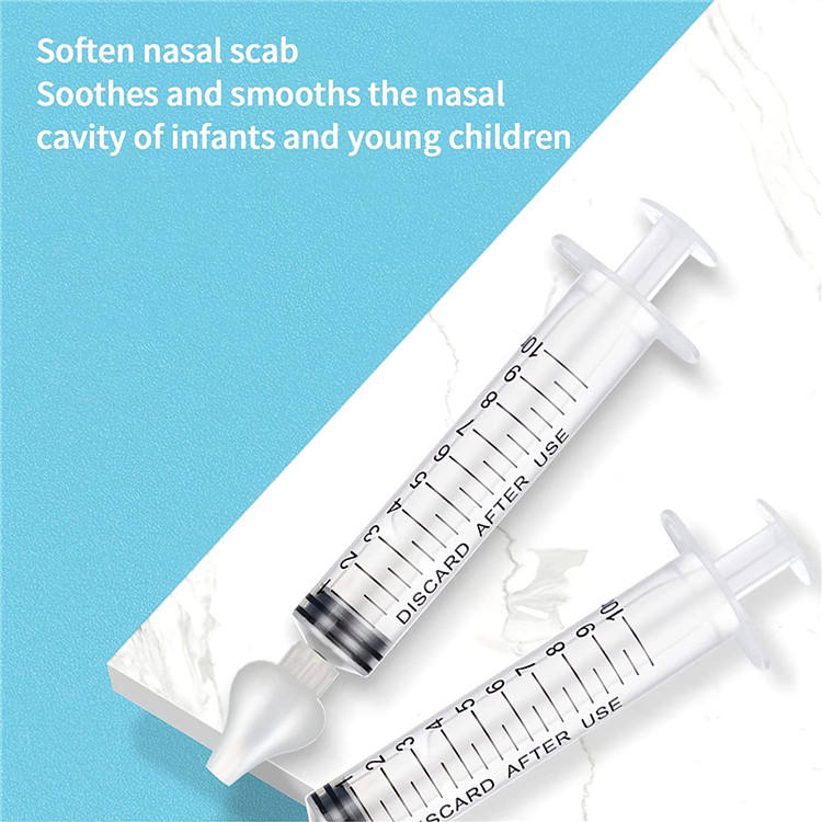 Infant Kid Nasal Nose Cleaner Rinsing Tool Silicon Baby Nasal Aspirator Syringe