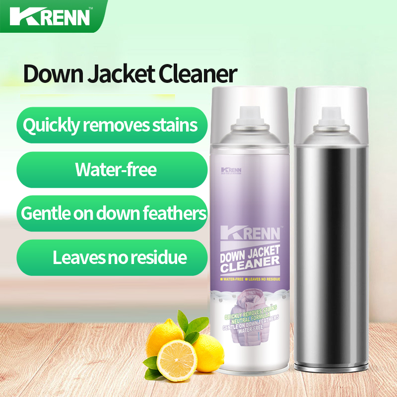 Krenn Manufacturer Down Coat Fabric Stain Removal Spray Cleaning Down Jacket Dry Cleaning Agent Foam Cleaner