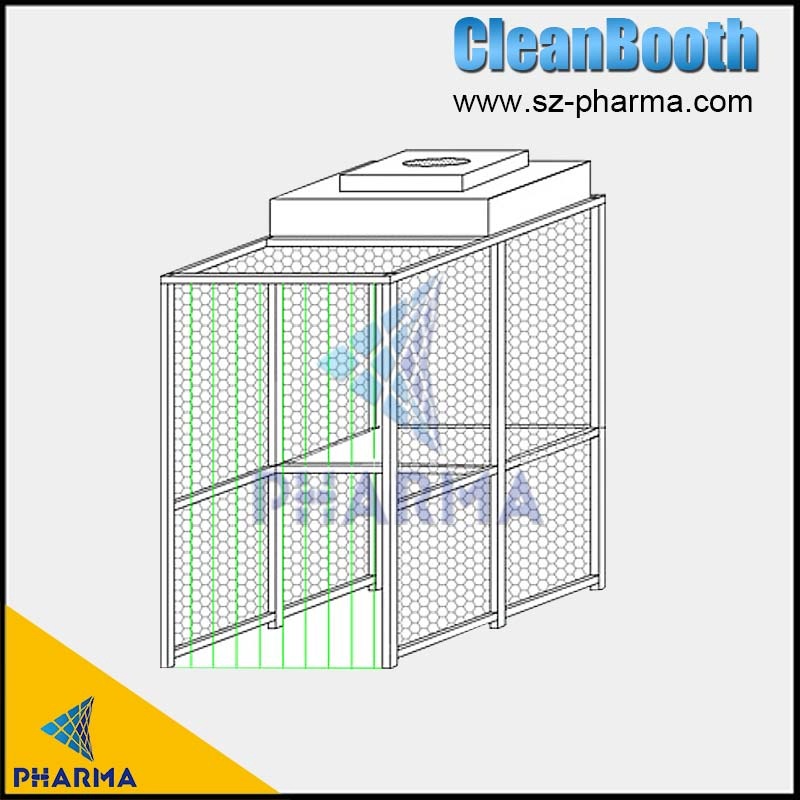 Air Purifying Clean Booth ISO 5-9 Modular Clean Booth