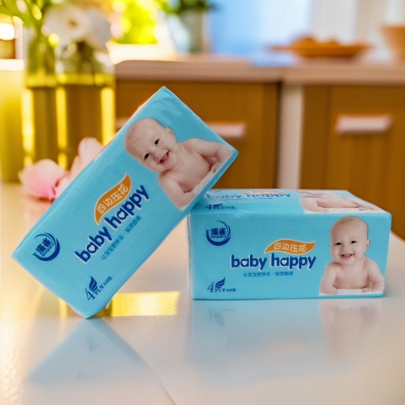 Wholesale Customized 100% Virgin Wood Pulp Delicate Soft Emboss Facial Tissue Paper Towels