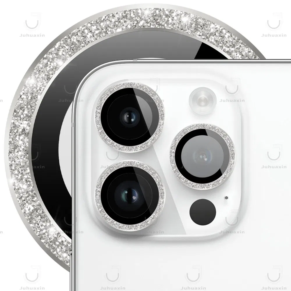 Wholesale OEM Original Protective 3D Film Eagle Eye Bling Diamonds Mobile Phone Camera Lens Protector for iPhone11 12 13 14 15