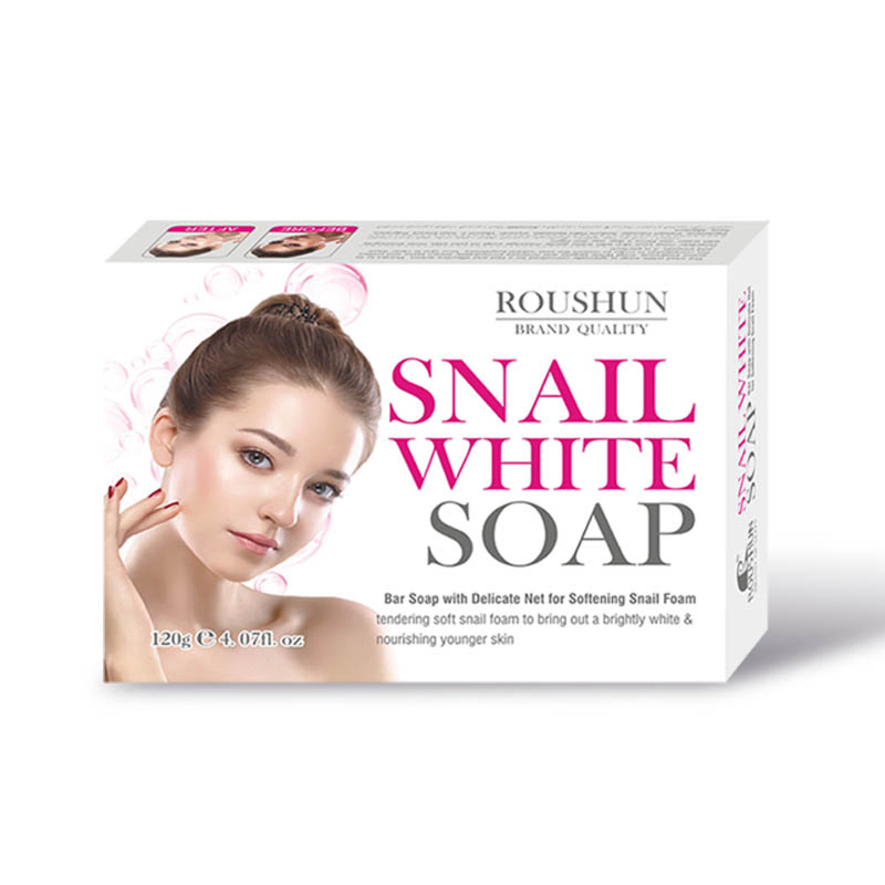 Roushun Snail White Soap 120g Private Label Wholesale OEM